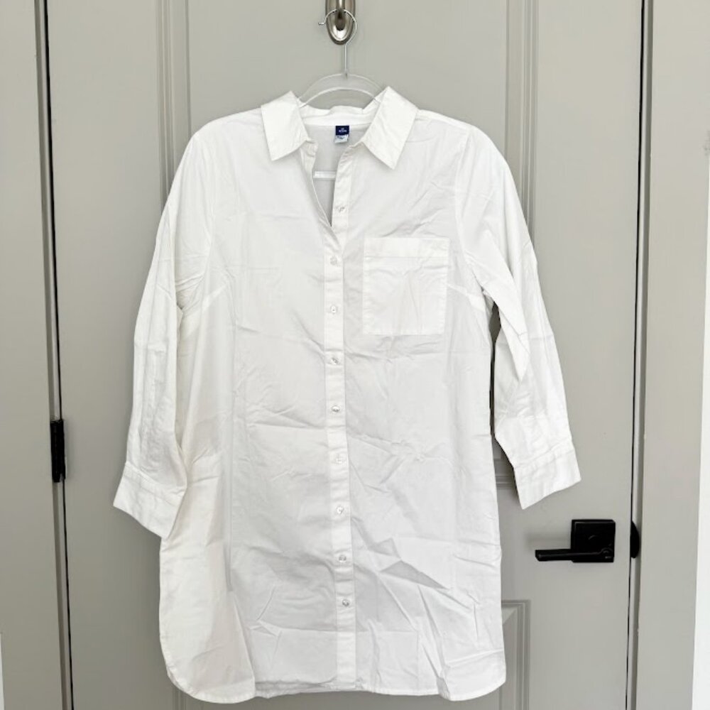 Old Navy Petite Loose Mini Shirt Dress
